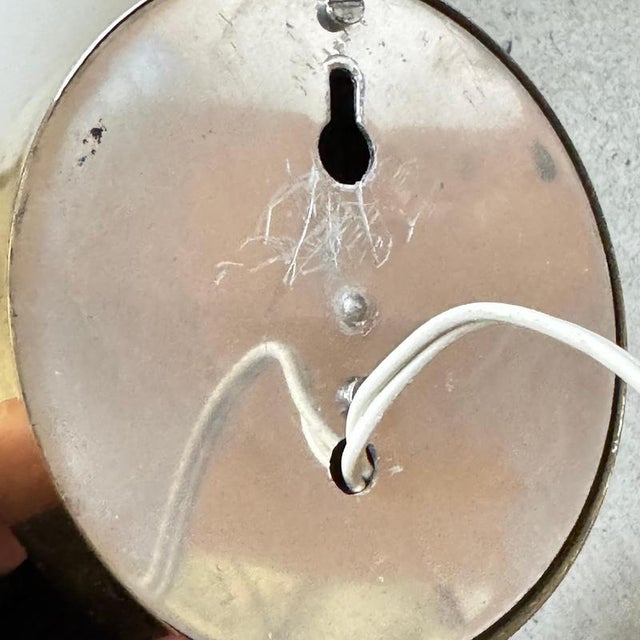 Brass Wall Lamps with Opaline Glass by Paavo Tynell, 1940s, Set of 2 For Sale - Image 18 of 18