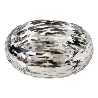 Stainless Steel Barknest Bowl by Boucquillon and Maaoui for Alessi, 2000s For Sale