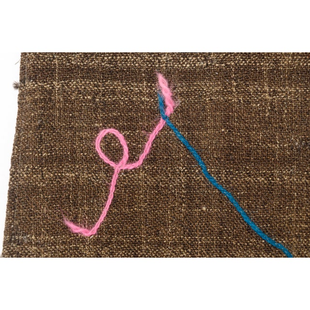 Colourful Anatolian Wool Vintage Kilim Rug For Sale - Image 6 of 10