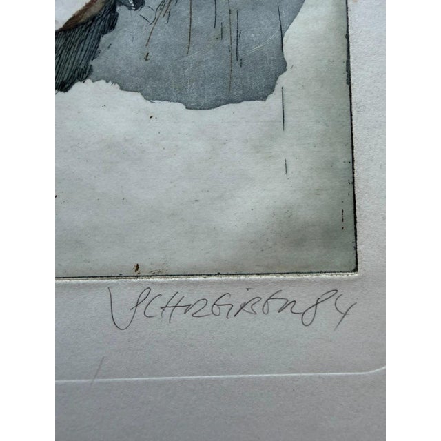 Michael Schreiber, the Drum 1984, Etching For Sale - Image 10 of 13