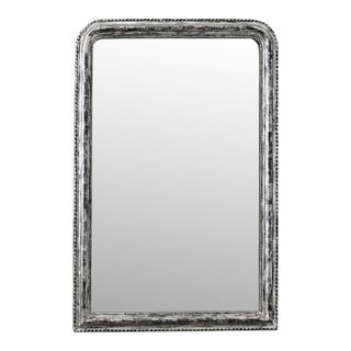 French 19th Century Louis Philippe Silver Gilt Mirror For Sale