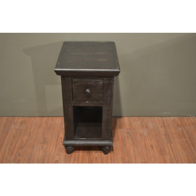 Greenview Charcoal Collection: Solid wood furniture with distressed charcoal paint finish Charcoal color finish Metal...