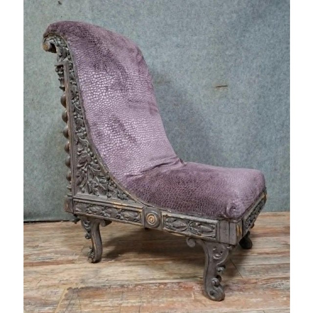 Renaissance-Style Carved Chair, 19th Century For Sale - Image 6 of 7