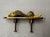 Metal Vintage Hollywood Regency Solid Brass Koi Fish Hardware Cabinetry Knobs Hardware/Pulls, Set of 3 For Sale - Image 7 of 12
