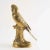 Metal Vintage Brass Parakeet Figure For Sale - Image 7 of 10