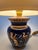 Lamp with Blue Italian Renaissance Decor from Gien For Sale - Image 4 of 13