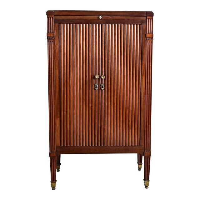 French 19th Century Louis XVI Style Butlers Cabinet-Chiffoniere For Sale - Image 4 of 12