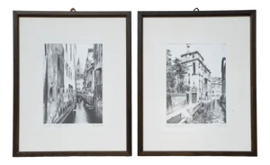 D'Amico, Rio Del Lovo, 1970-1980, Serigraphs, Framed, Set of 2