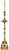 Vintage Large Baroque Style Candlestick Lamp Depicting Artemis and Her Followers For Sale - Image 13 of 18