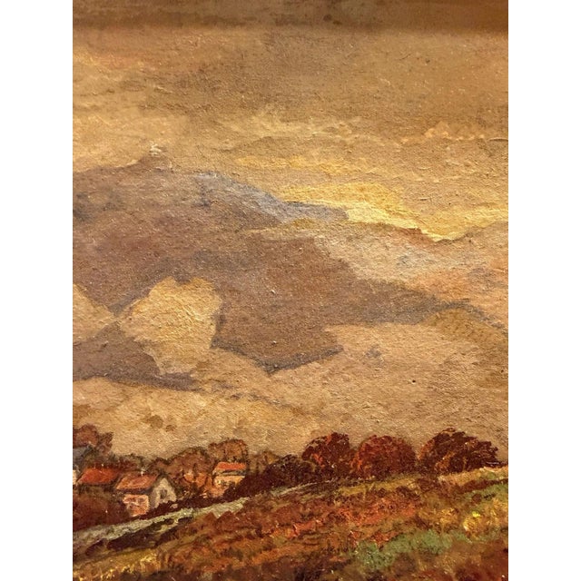 Pedro Schmiegelow, Wasserkuppe Rhön Abstroda Autumn, Oil Painting on Canvas For Sale - Image 7 of 13