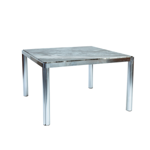 Marble and Aluminium Dining Table by Kho Liang Le for Artifort