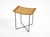 1950s Mid-Century Modern Rattan Stool with Black Iron Frame, 1950s For Sale - Image 5 of 18