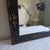 Mid-Century Modern Vintage Scandinavian Style Hand-Painted Rosemaling Black & Floral Wall Mirror - 36" For Sale - Image 3 of 9