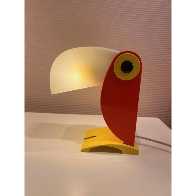 Toucan Table Lamp from Ferrari / OTF Verona, 1970s For Sale - Image 9 of 9