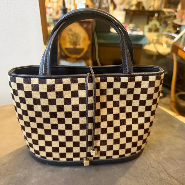 Brown 2000s Louis Vuitton Impala Brown Damier Sauvage Evening Minaudière Bag For Sale - Image 8 of 17
