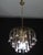 Glass 1980s Meryl Streep, Pink Murano Flowers and Crystal Drops Chandelier - Set of 2 For Sale - Image 7 of 16