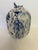 Abstract Vintage Abstract Large Blue and White Art Vessel Vase For Sale - Image 3 of 5