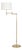 Reading Floor Lamp in Brass, 1980s For Sale