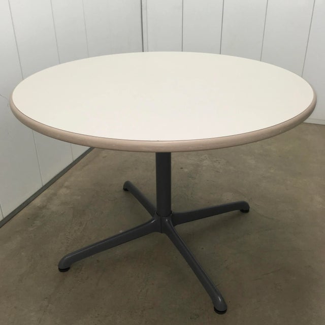 Herman Miller Eames Style Cafe Bistro Table by Steelcase For Sale - Image 13 of 13