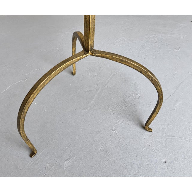 Spanish Iron Drinks Table With Dark Gold Patina For Sale - Image 9 of 13