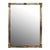 Modern Murano Twist Glass and Brass Mirror For Sale