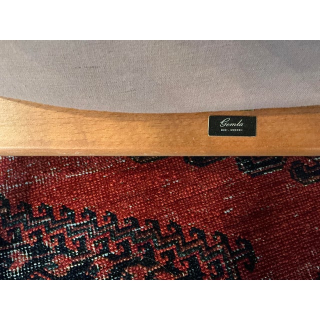 Vintage MCM Puck Armchair by Yngve Ekstom For Sale - Image 10 of 12