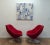 1960s Mid Century Swivel Lounge Chairs by Pierre Paulin For Sale - Image 5 of 12