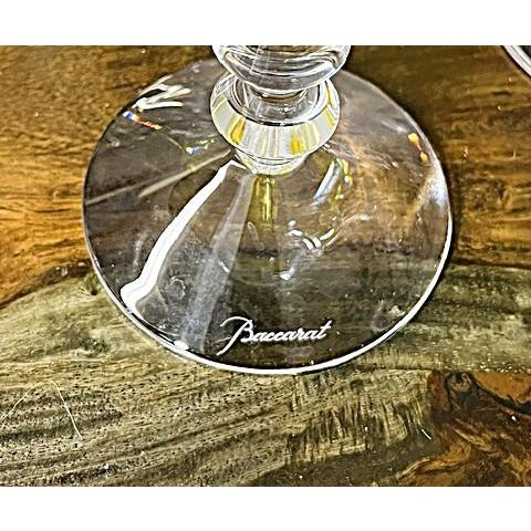 Glass 1990s Baccarat Véga Flutissimo Amber Crystal Champagne Flutes - Set of 13 For Sale - Image 7 of 9