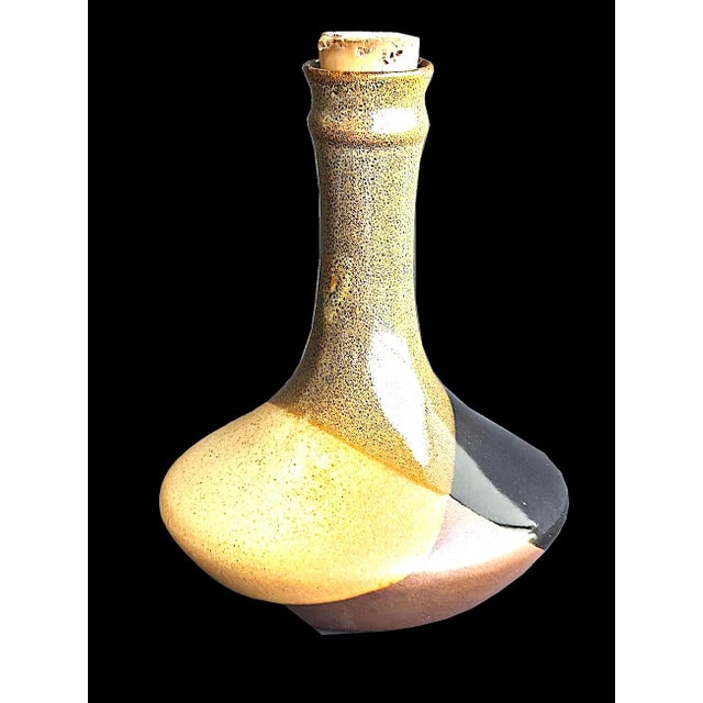 Mid 20th Century Pottery Craft Stoneware Decanter For Sale - Image 9 of 14