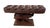 Folk Art VTG African Hand Carved Elephant Mancala Wooden Game Board Folk Art Signed For Sale - Image 3 of 9