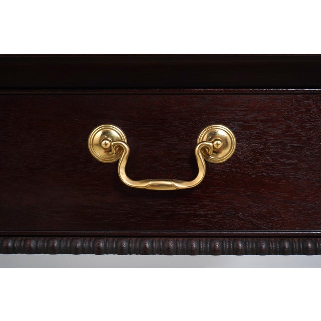 Thomasville Mahogany Ball & Claw Console Table For Sale - Image 13 of 18