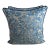 Pair of Blue Venetian Fortuny Pillows For Sale