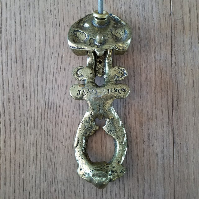 Vintage Solid Brass Door Knocker Chairish