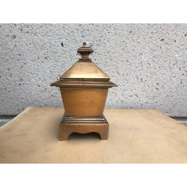 Late 19th Century Grand Tour Bronze Sarcophagus Form Box For Sale - Image 5 of 11
