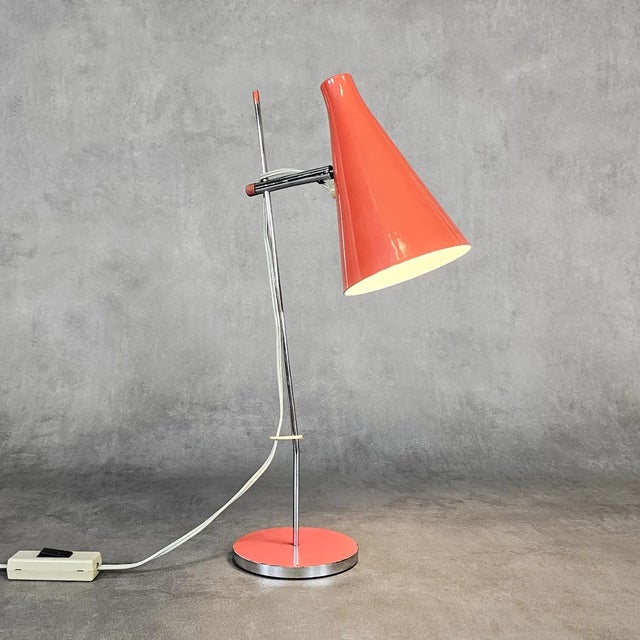 Mid-Century Modern Table Lamp by Josef Hurka for Napako For Sale - Image 3 of 6