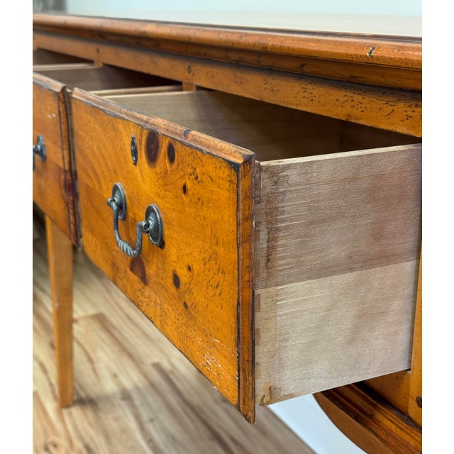 Vintage Drexel Heritage Pinehurst Console Table For Sale - Image 11 of 13