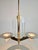 Gold Vintage French Brass Acrylic Chandelier, 1970s For Sale - Image 8 of 15