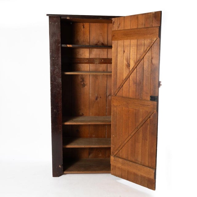 Inlaid cabinet with simple design. Very sturdy piece from a different era of furniture design. Can serve in multiple...