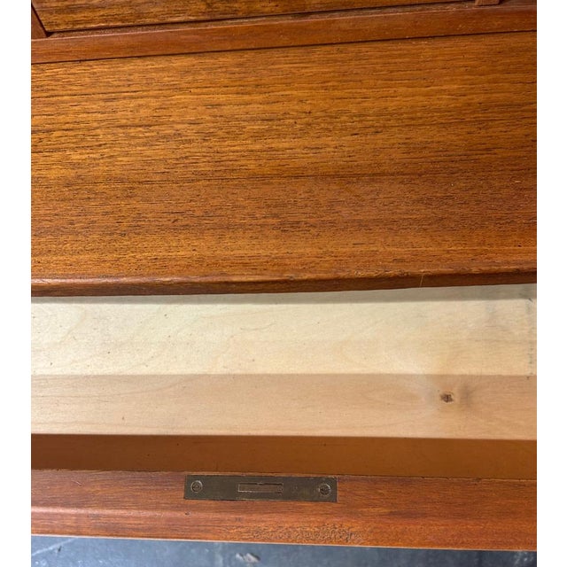Scandinavian Secretaire in Teak, 1960s For Sale - Image 10 of 12