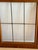 Brown Vintage 70s Pair of Walnut and Convex Leaded Clear Glass Cabinet Doors For Sale - Image 8 of 18