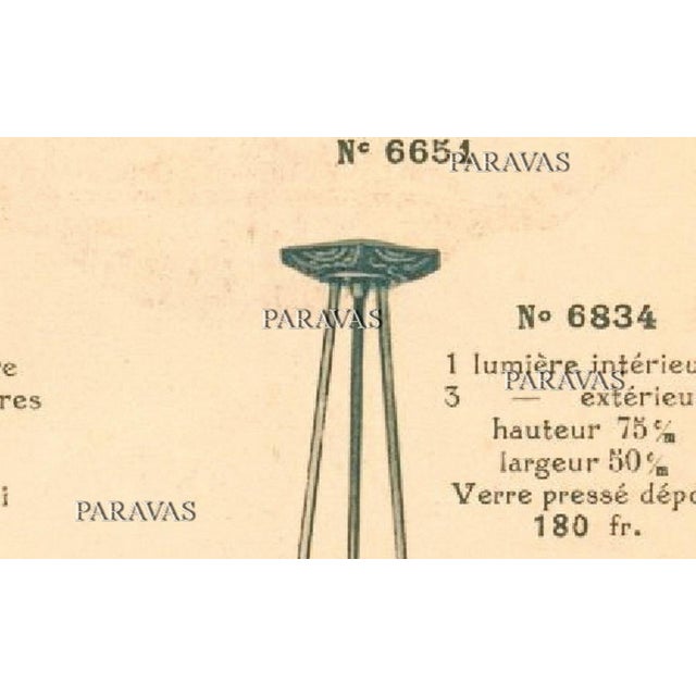 French Art Deco Pendant by Jamain & Degue 1930 France - 2 Available For Sale - Image 12 of 13