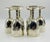1980s Set of 6 Emilia Castillo Silver-Plated Goblets With Stone Inlay For Sale - Image 10 of 18