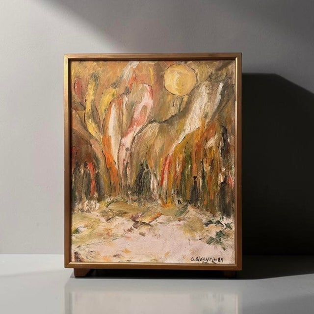 G. Bjørheim, Abstract Landscape, 1989, Paint For Sale - Image 10 of 10