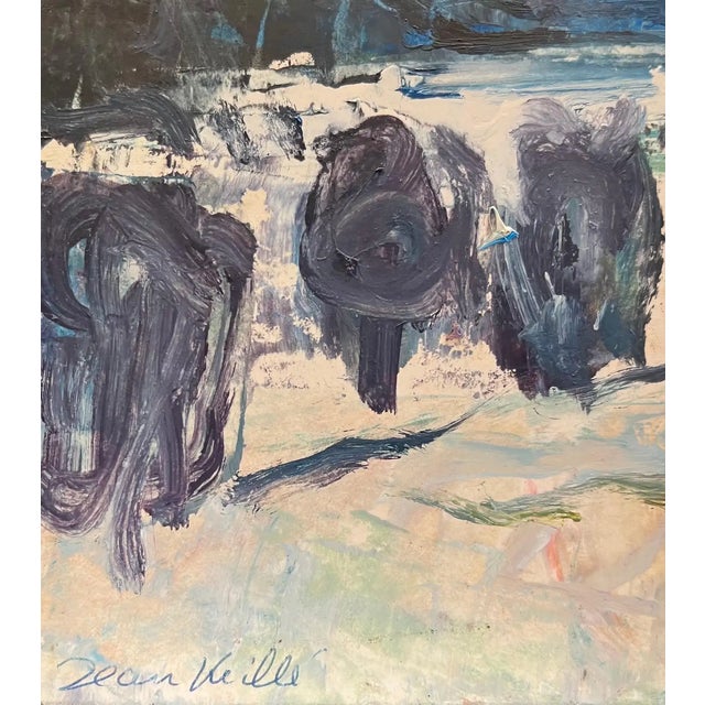 Jean Krille, Landscape 130, Oil on Canvas, 1981 For Sale - Image 8 of 10