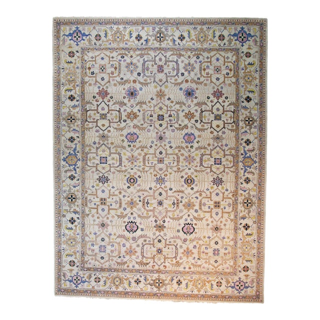 Oushak Rug, Gray 2.5x12 For Sale