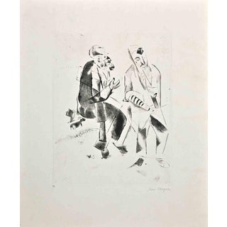 Marc Chagall, The Grandfathers Etching 78/110, 1922, Etching For Sale