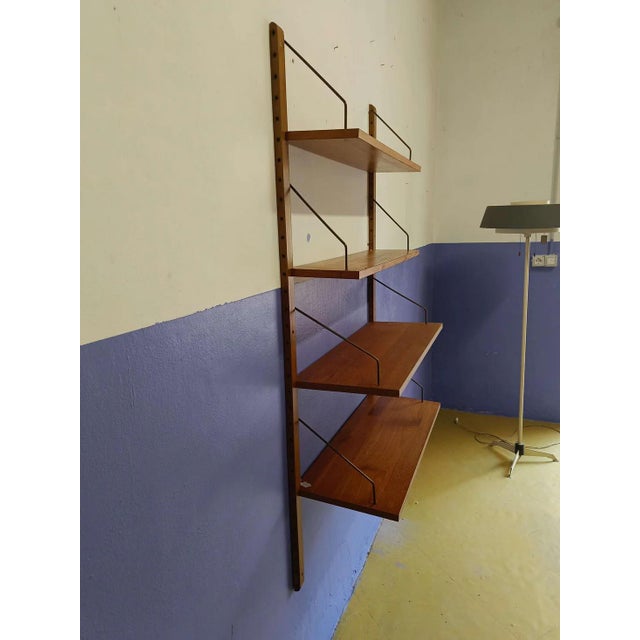 Mid-Century Modern Vintage Danish Bookcase, 1960s For Sale - Image 3 of 8