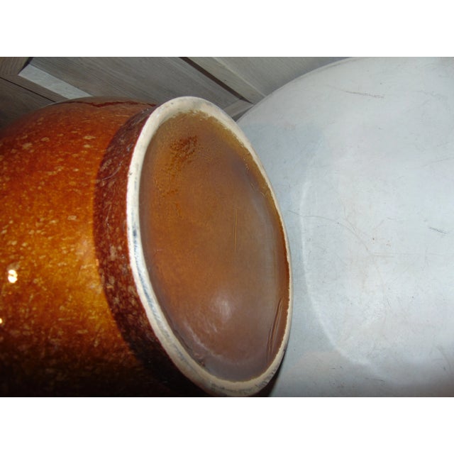 1970s Vintage Polish Ceramic Vase For Sale - Image 5 of 6