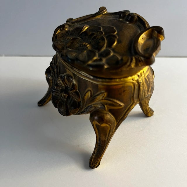 Vintage French Casket Trinket Box For Sale - Image 4 of 6