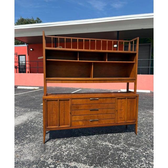 Mid 20th Century Mid Century Lane Tuxedo Wall Unit For Sale - Image 5 of 17